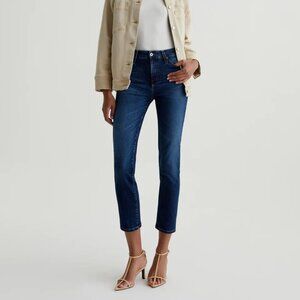 Ag Adriano Goldschmied Relaxed Blue Jeans with Vintage Appeal
